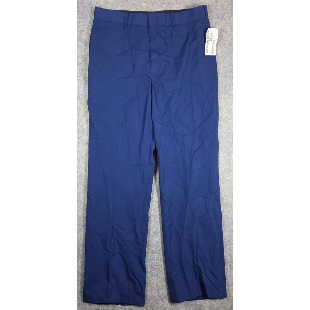 USMC Dress Blues Pants Trousers 38XL Men's 38x34 Poly/Wool Sky Blue DLA Uniform‎